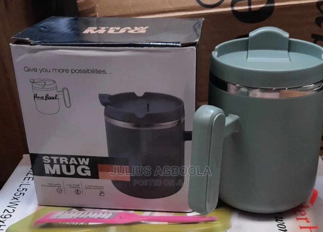 Straw Mug Cup