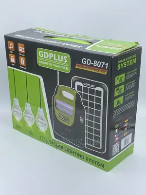 Solar Lighting Kit With Fm Radio USB Bulbs and Bluetooth