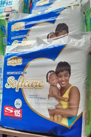Softcare Baby Diaper Jumbo S (Size 2) 105pcs