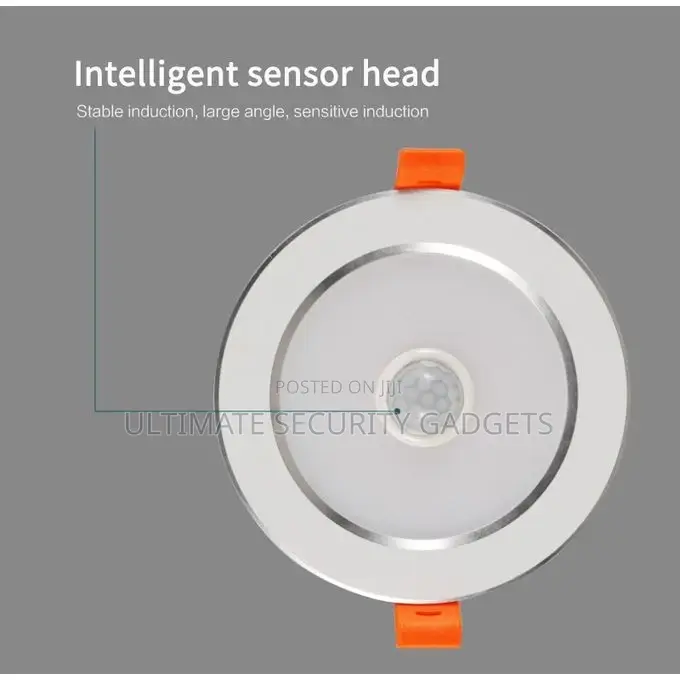 9W Recessed PIR Motion Sensor Led Panel Light