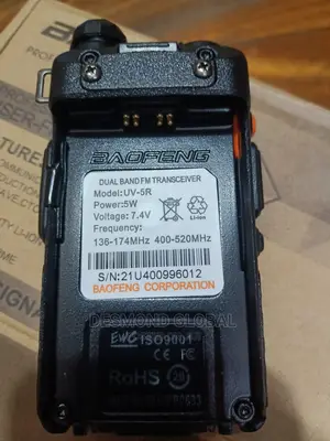 Baofeng Uv 5r Dual Band Walkie Talkie