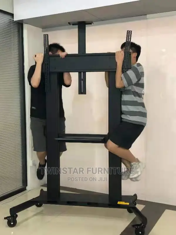 Modern Adjustable Trolley Tv Stand "60 - 120inches "
