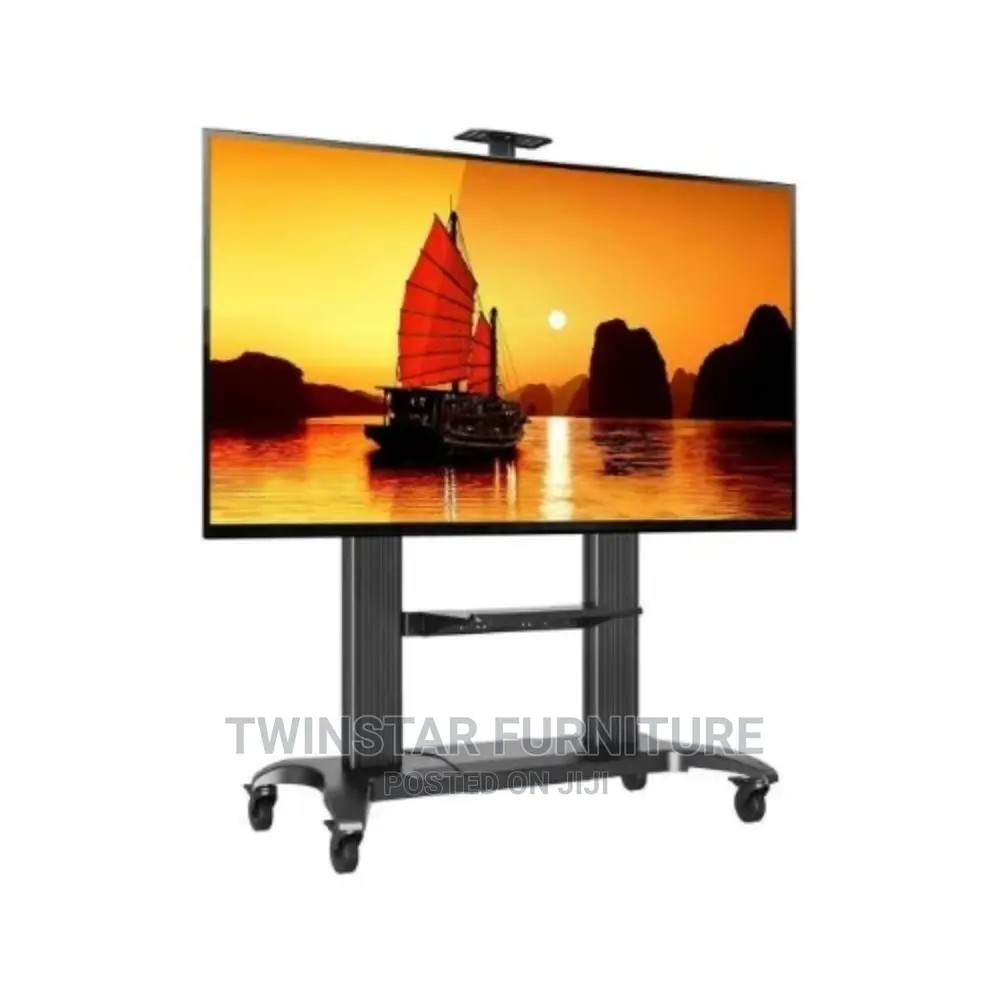 Modern Adjustable Trolley Tv Stand "60 - 120inches "