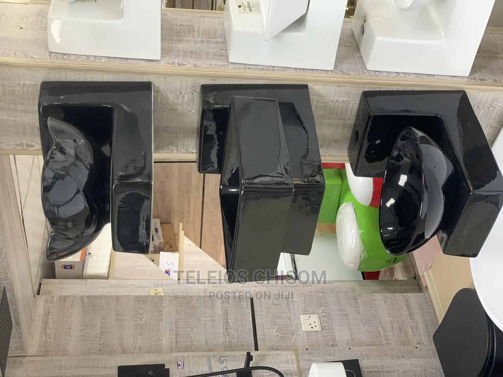 Wall Hung Dining Wash Hand Basin Black