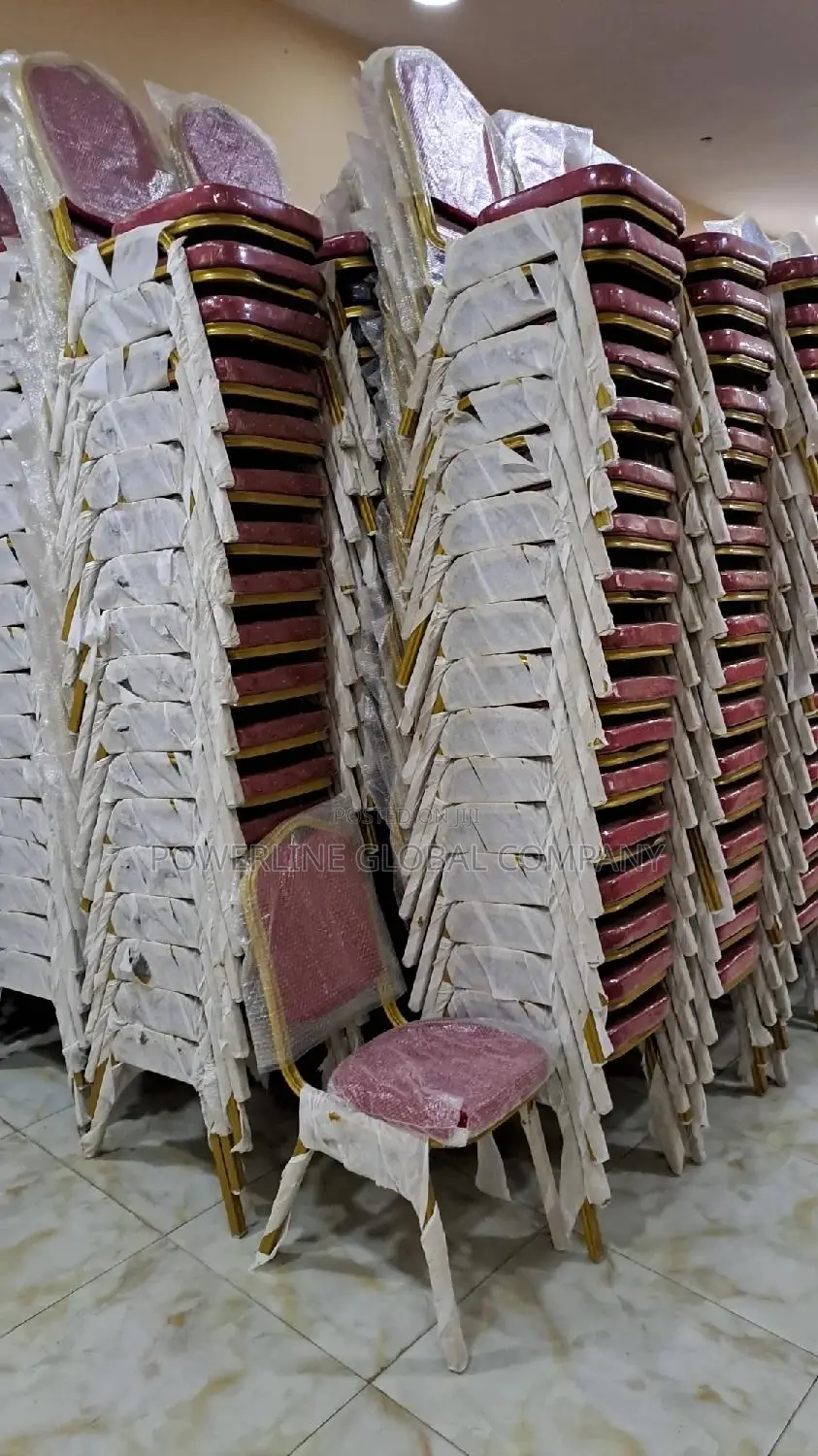 Armless Banquet Chairs for Events/ Churches/ Schools