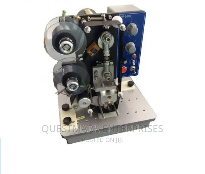 HP241 Semi-automatic Ribbon Hot Stamp Coding Machines Labels