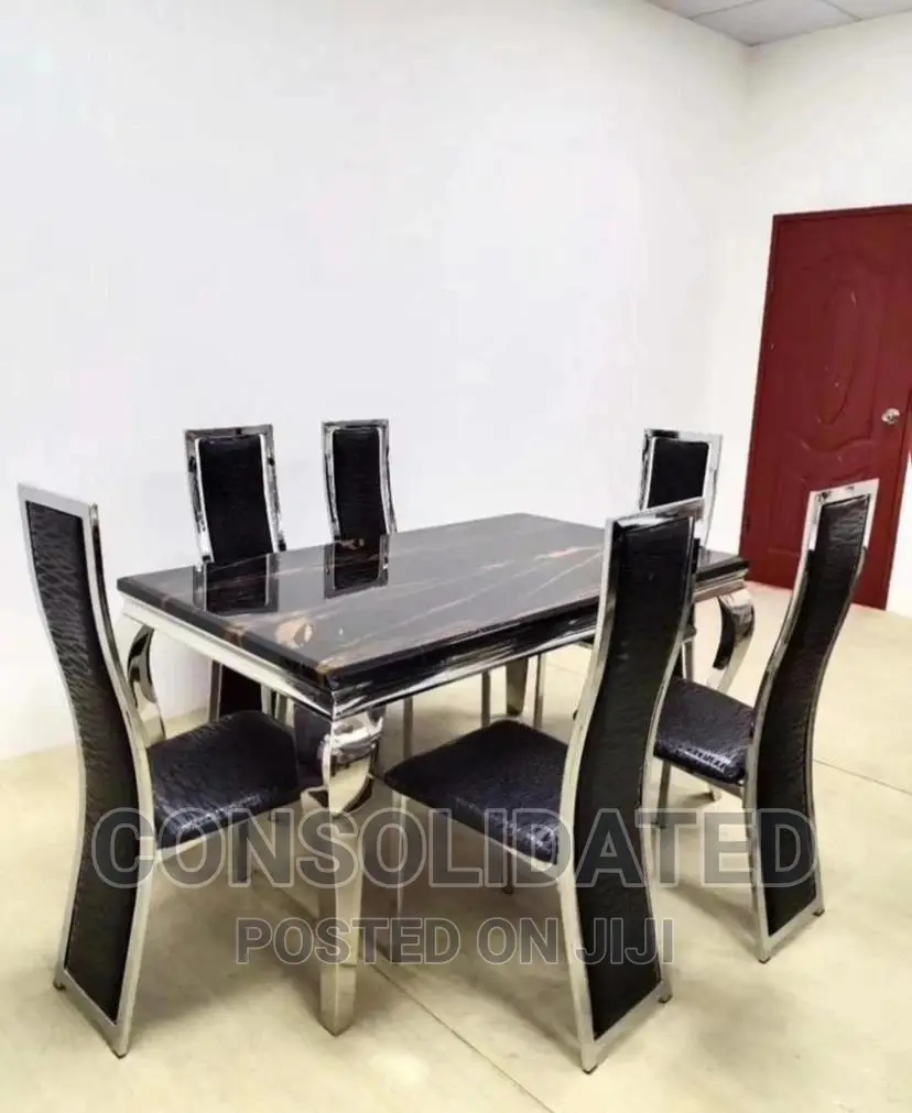Marble Dining Set by 6