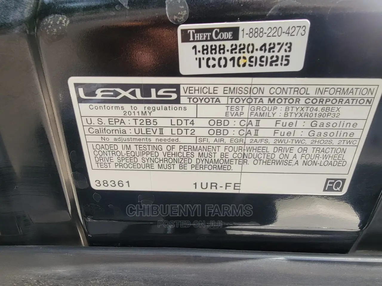 Lexus GX 460 Premium 2011 Black