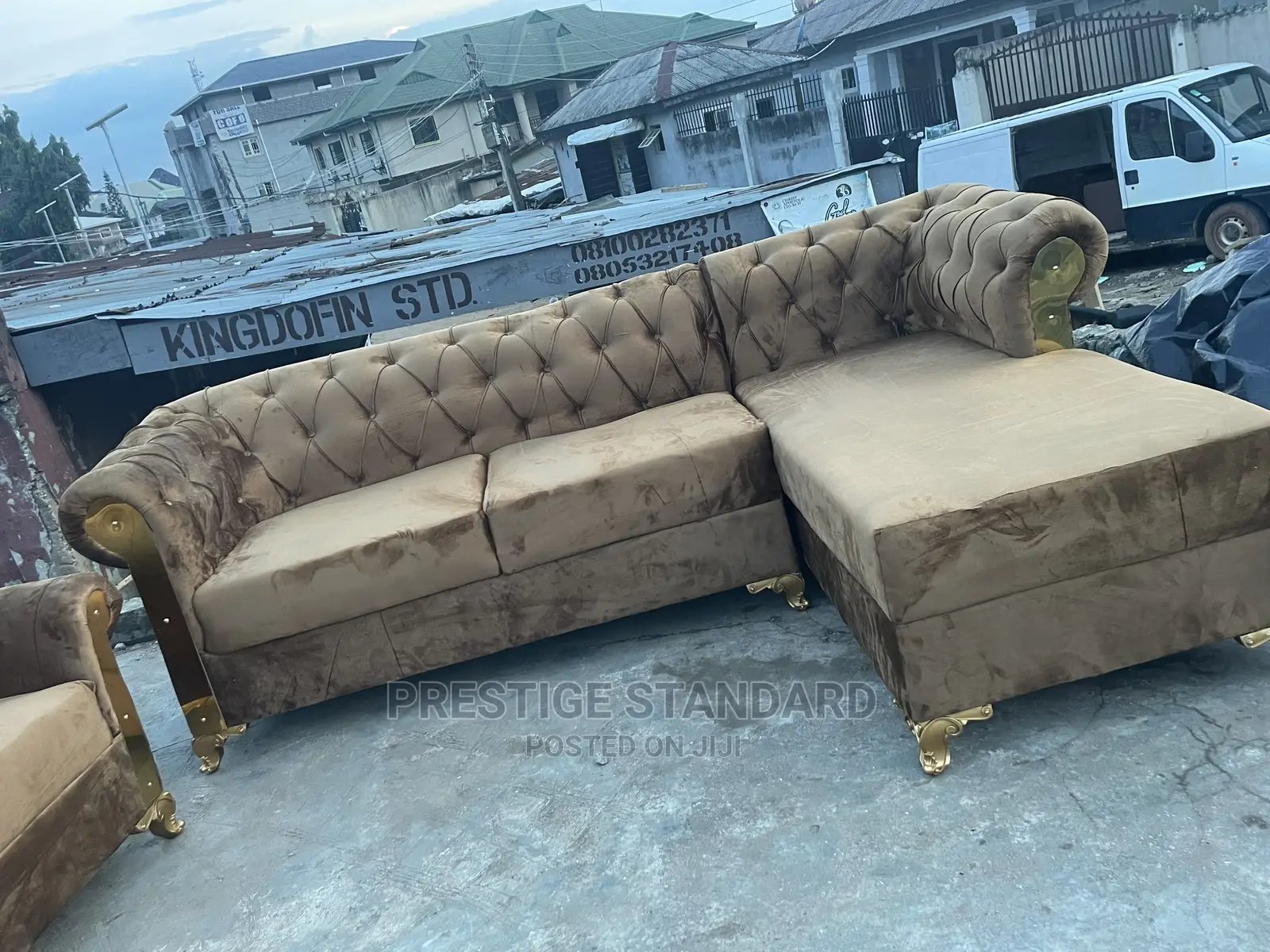 A Standard Living Room Sofa