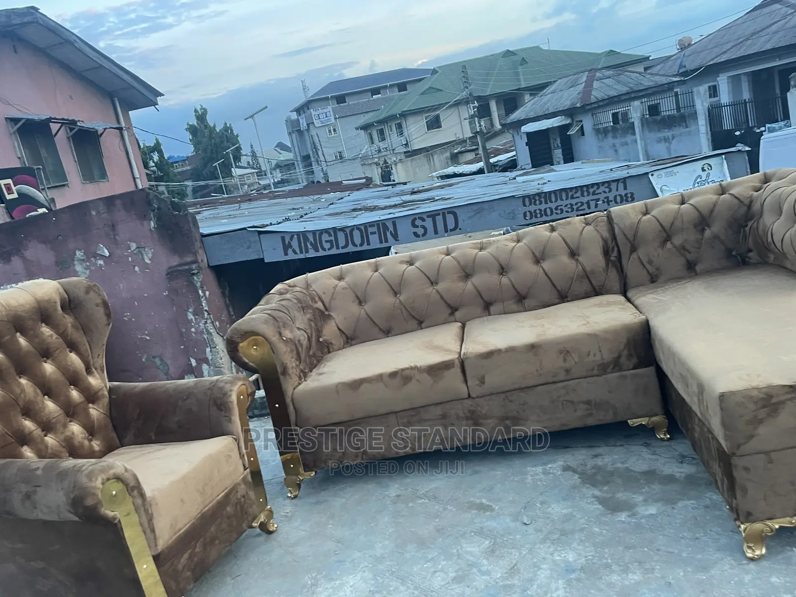 A Standard Living Room Sofa