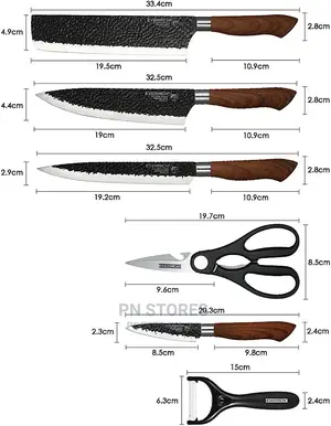 Original EVERRICH Non-Stick Knife Set
