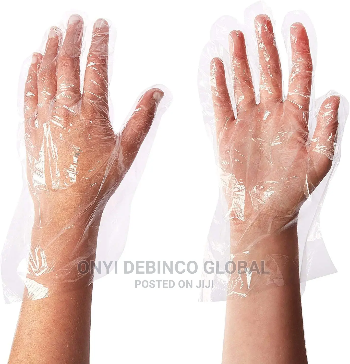 100 Pieces Disposable Nylon Gloves Multi Purpose Hand Gloves