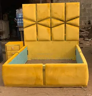 4x6 Bed Frame With 1 Side Drawer for Homes/ Hotels/ Lounges