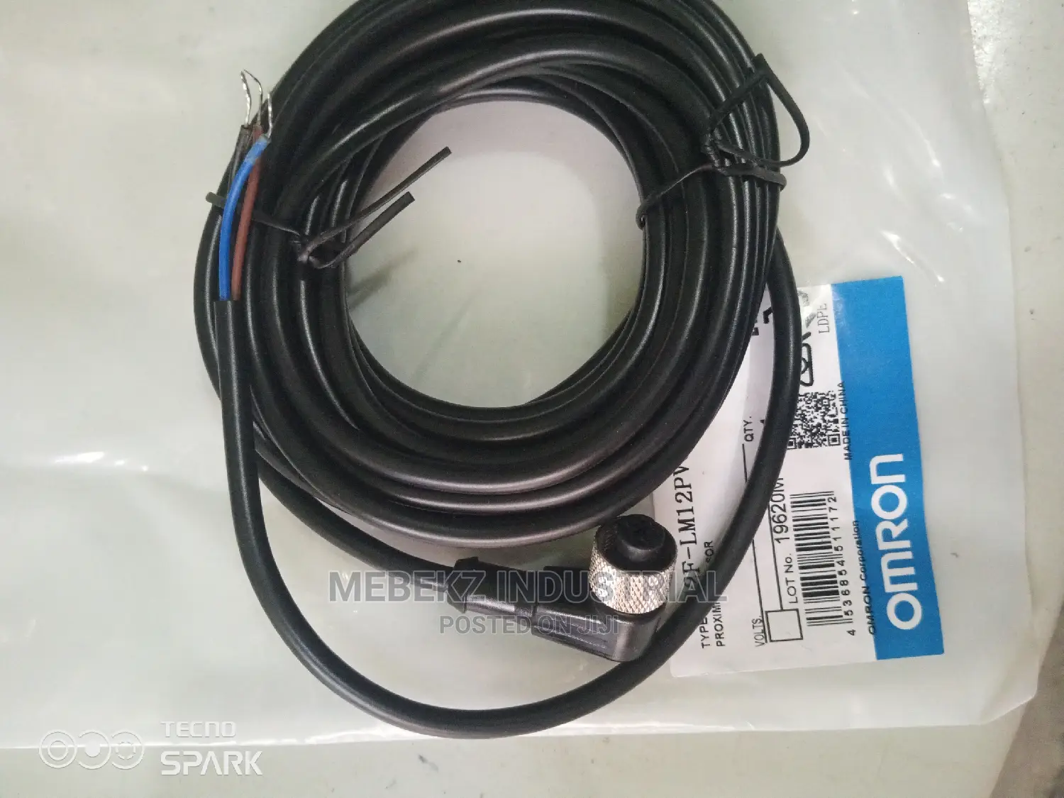 Omron Sensor Cable Plug 5mtrs