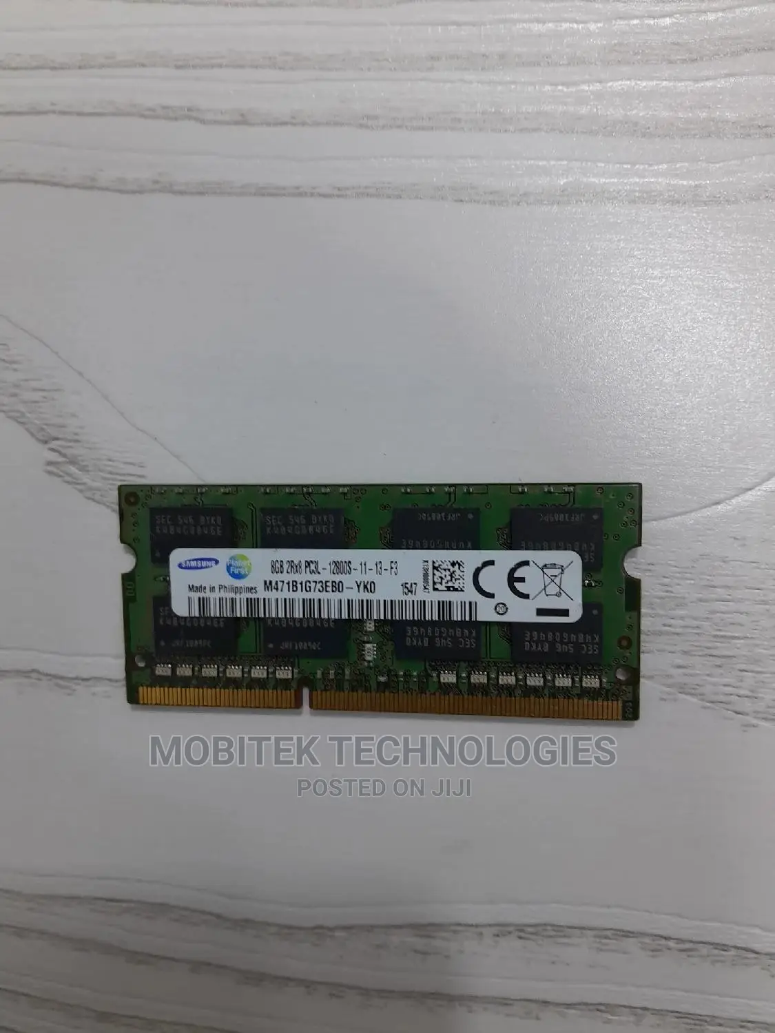 Samsung 8gb Ddr3l-12800s Laptop Ram