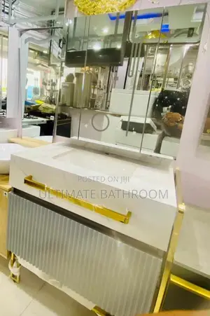 80cm Cabinet With Marble Top