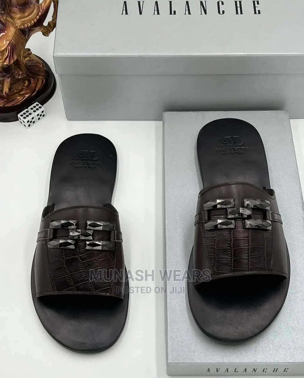 Classic Italian Leather Slipers