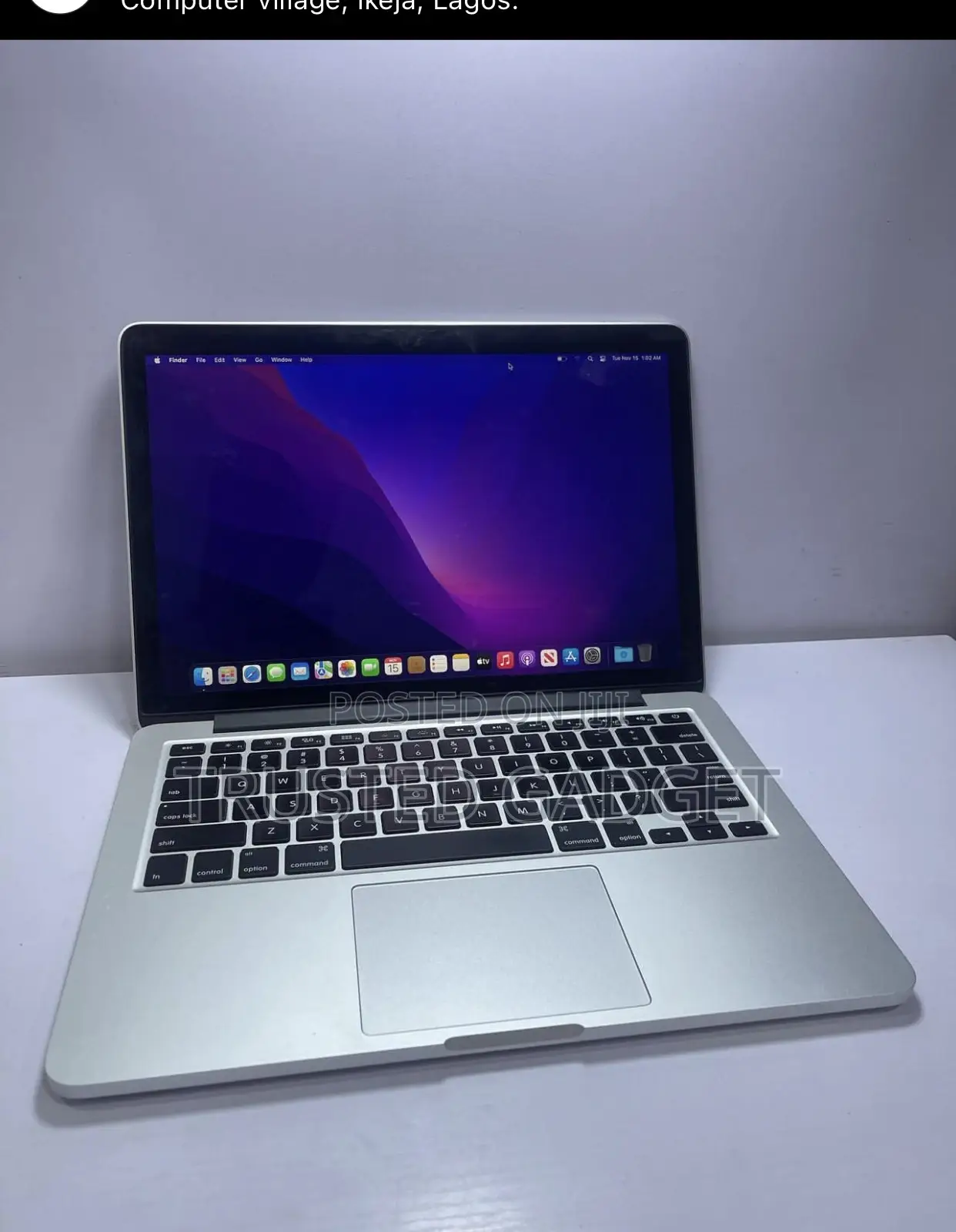 Laptop Apple MacBook Pro 2015 8GB Intel SSD 128GB