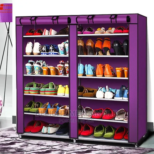 Double Sides Shoe Rack 12 Layers