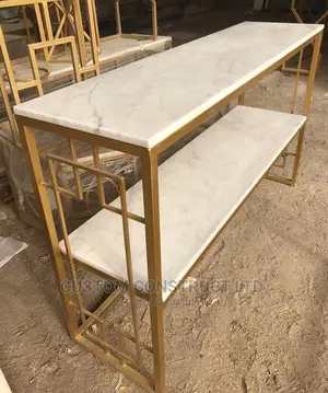 Console Table and Mirror