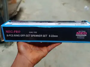 8-PCS Ring Off-Set Spanner Set 6-22mm