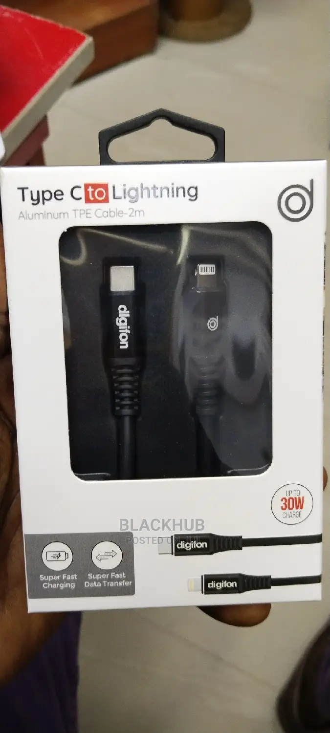 Digifon Type-C to Lightening 2m 30w Cable