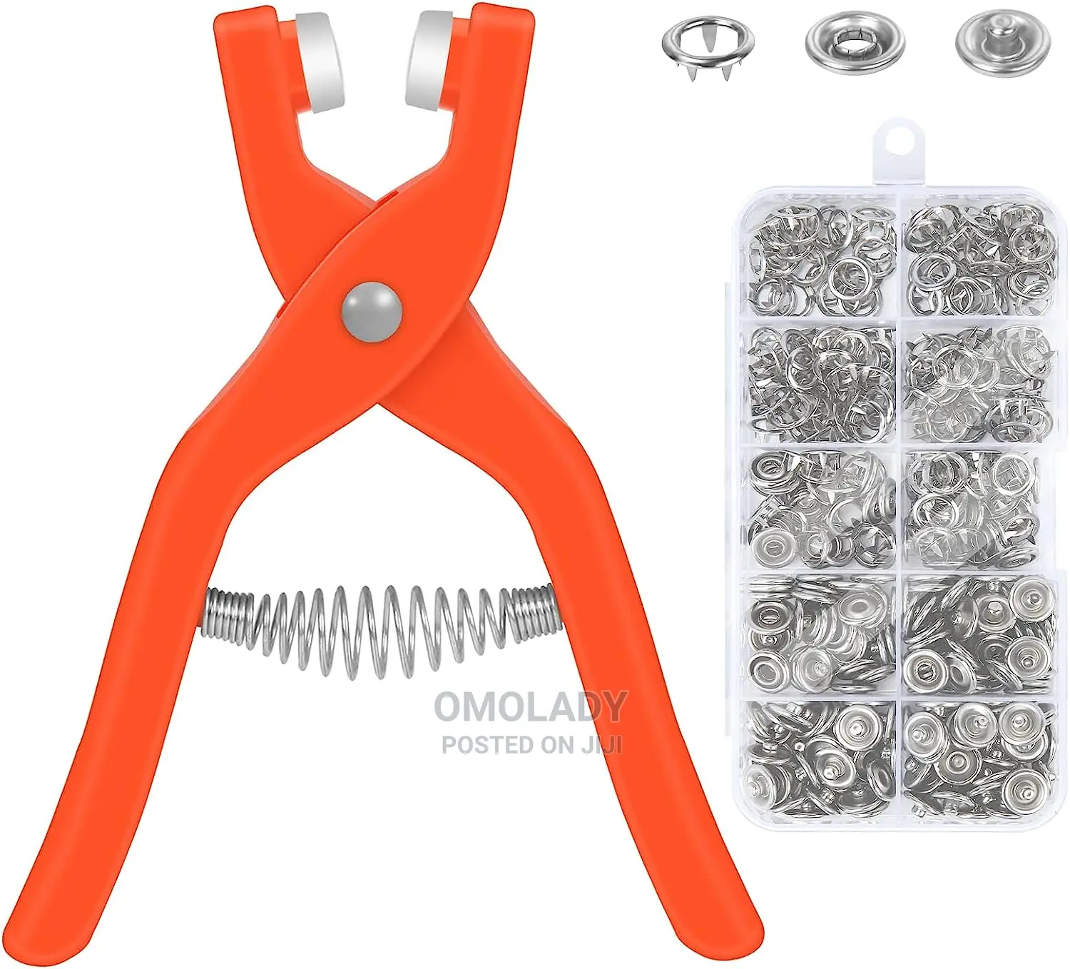 Buttons Set With Hand Pressure Pliers Tool