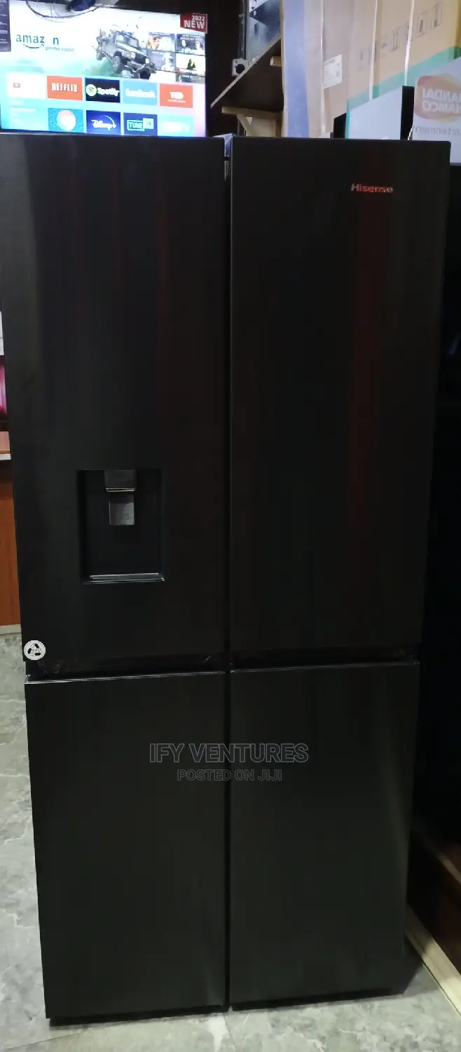 Hisense 4doors Refrigerator With Fridge and Freezer.