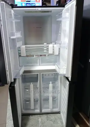 Hisense 4doors Refrigerator With Fridge and Freezer.