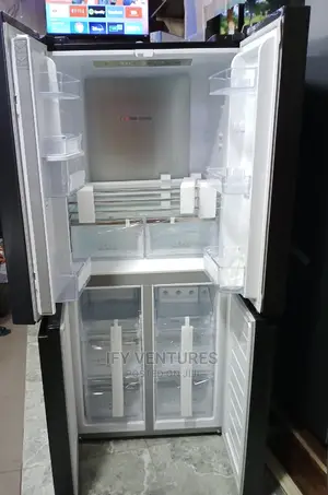 Hisense 4doors Side by Side Refrigerator. Fridge Freezer