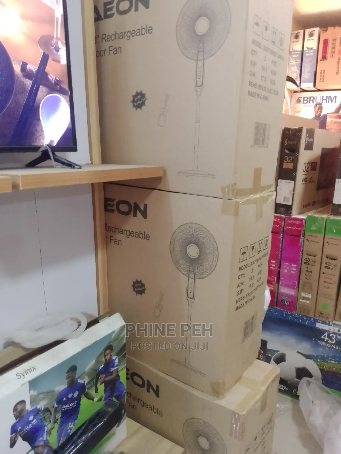 Aeon 18"Rechargeable Fan