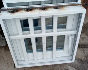 Toilet Aluminum Casement Window With Burglary and Net.