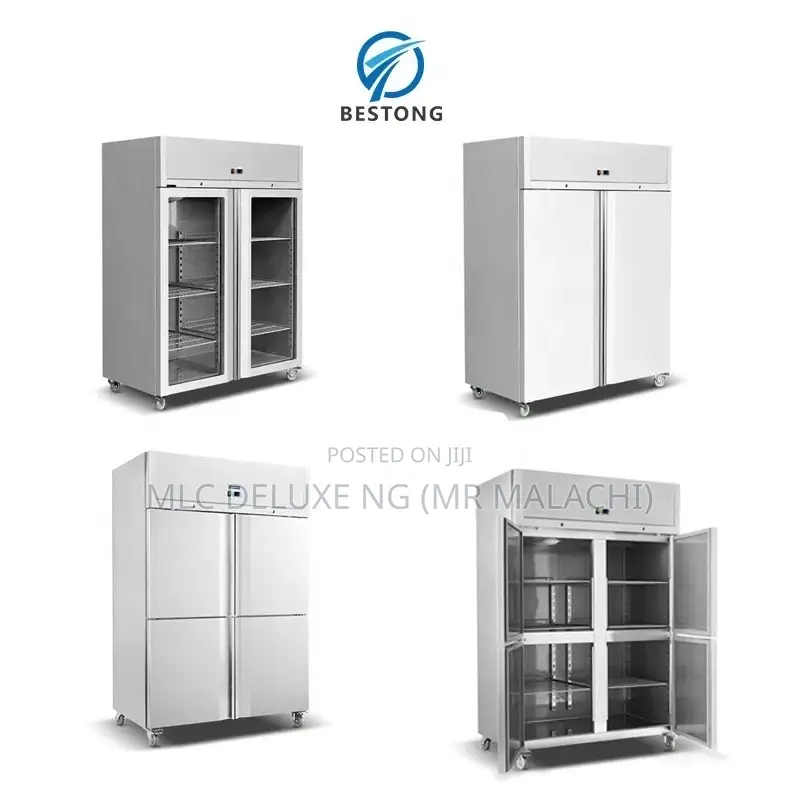 Stainless 2 Doors Kitchen Fridge/Standing Refrigerator Avble