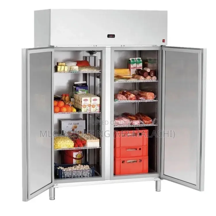 Stainless 2 Doors Kitchen Fridge/Standing Refrigerator Avble