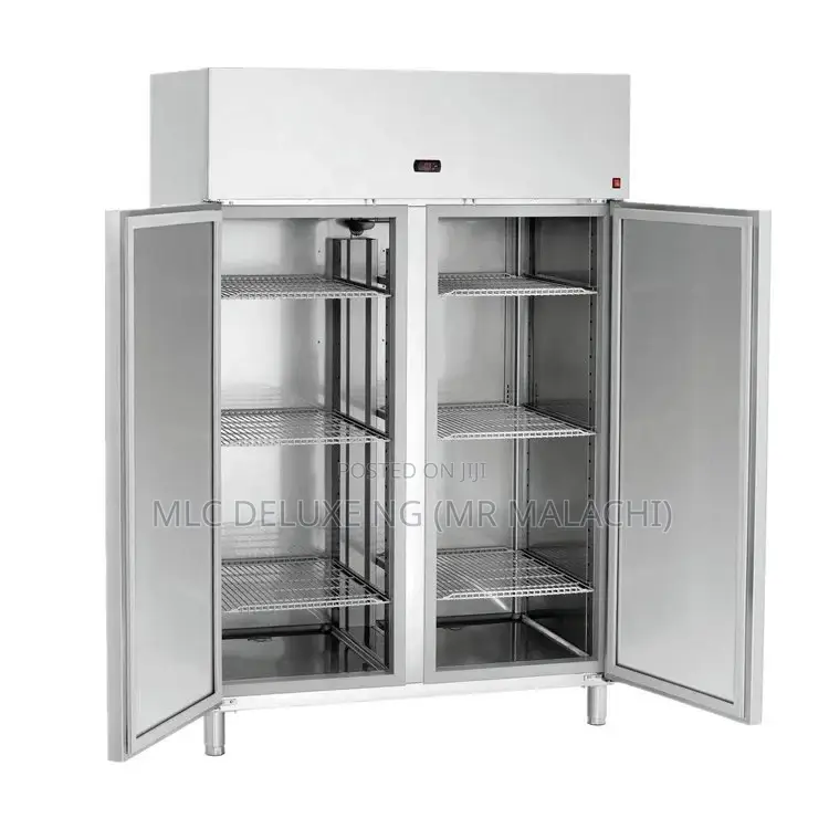 Double Doors Stainless Standing Refrigerator/2 Doors Chiller