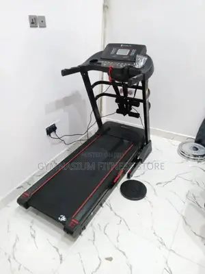 Photo - 2.5hp Treadmill Big With Massager, Dumbbell And Twister783