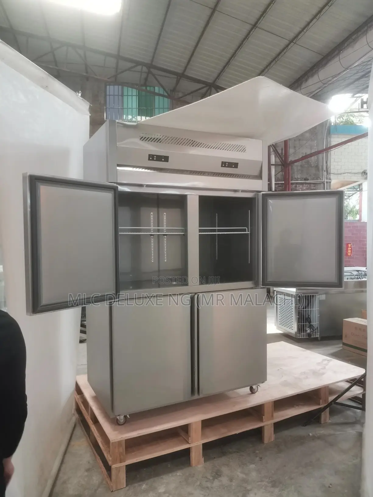 Stainless 4 Doors Freezer and Fridge Refrigerator/4 Doors
