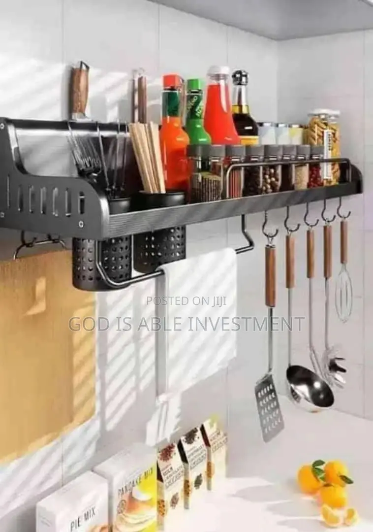 Black Kitchen Rack