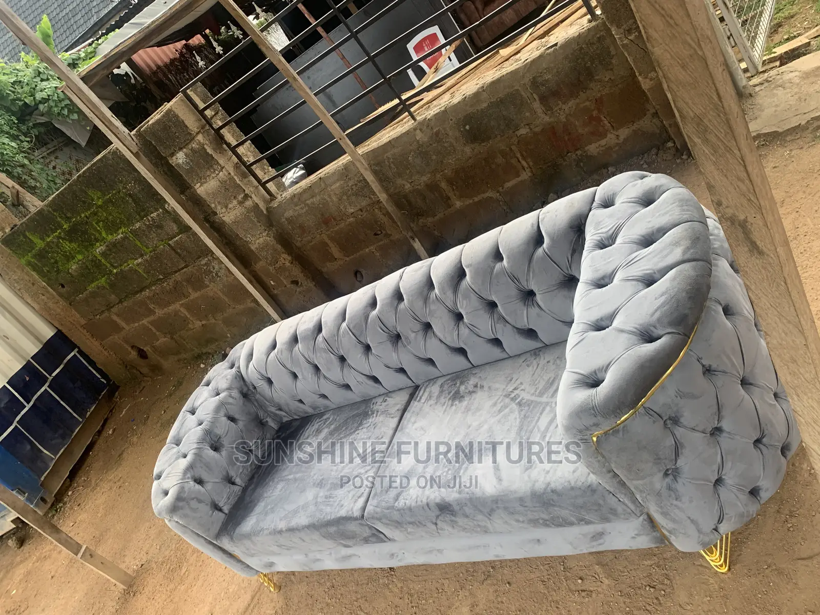 3 Seater Tufted Sofa