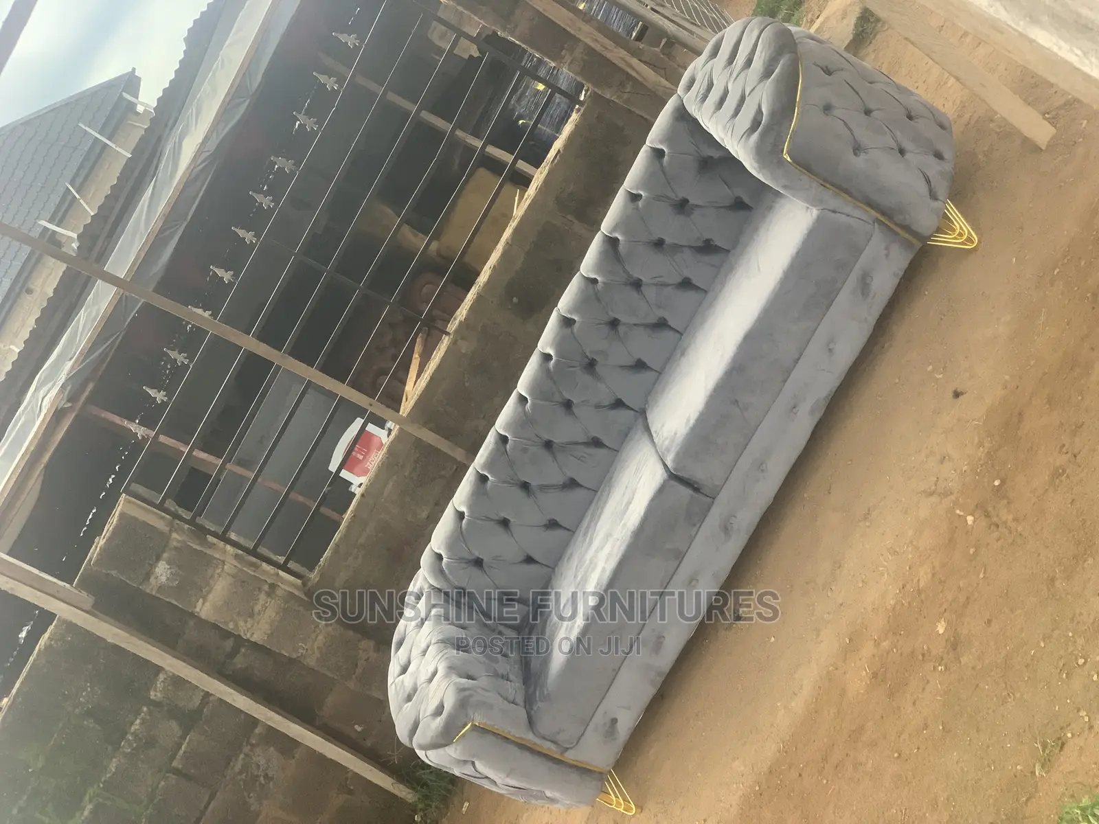 3 Seater Tufted Sofa