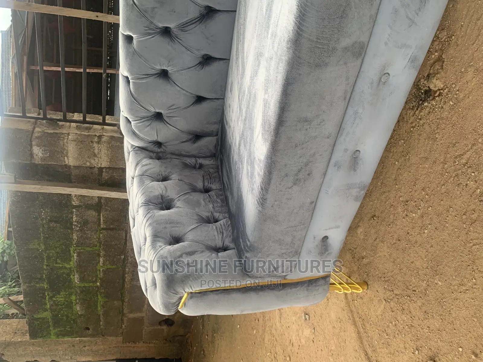 3 Seater Tufted Sofa