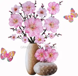 3d Flower Vase Wallpaper