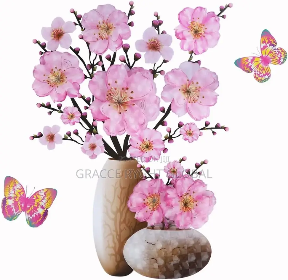 3d Flower Vase Wallpaper