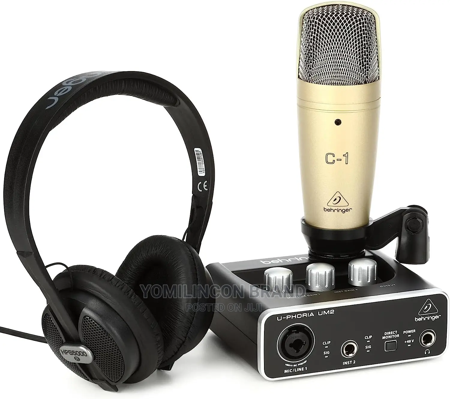Behringer U-Phoria Studio Recording Bundle