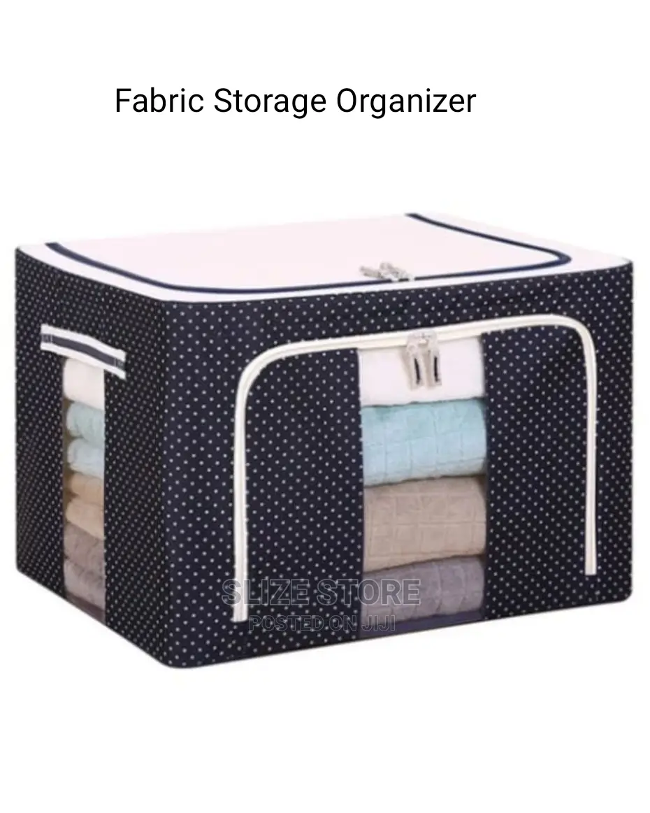 Fabric Storage Organizer With Zipper