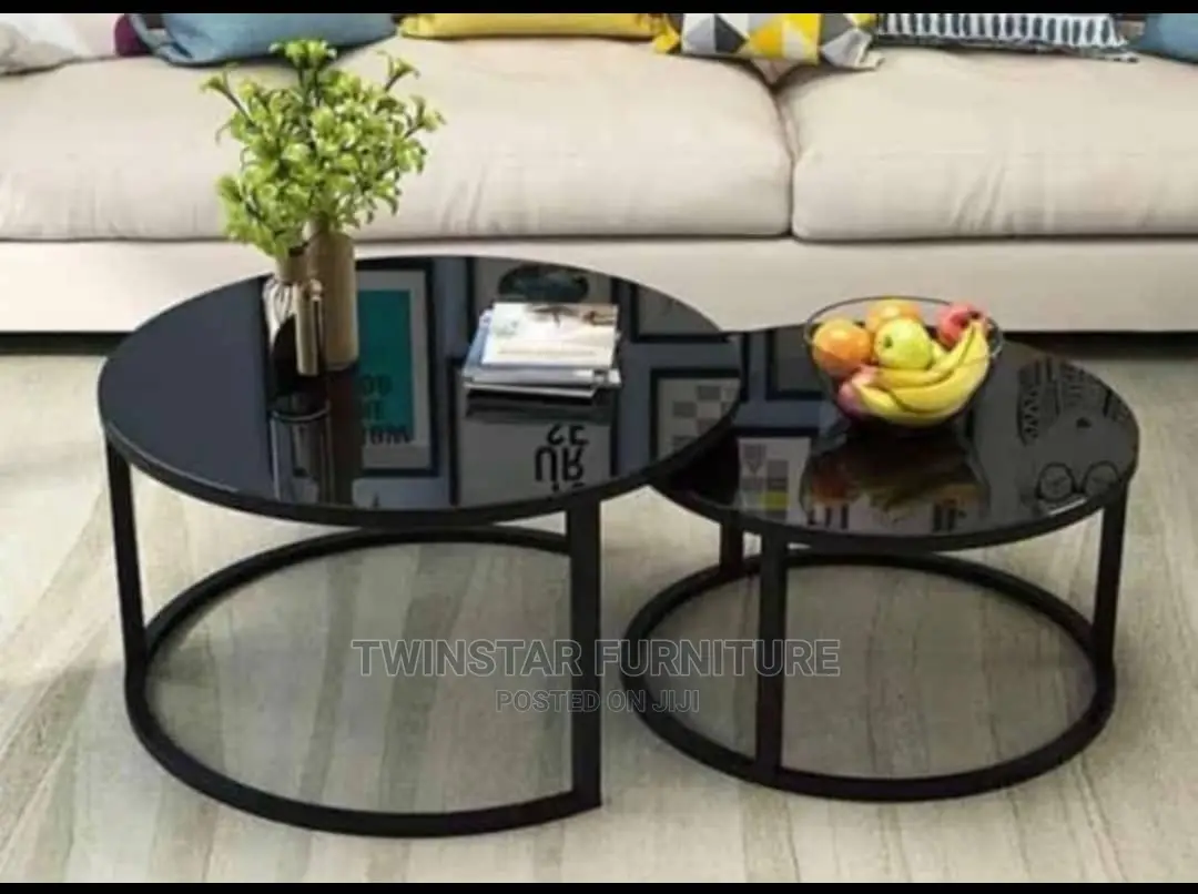 New Modern 2 in 1 Marble Top Centre Table