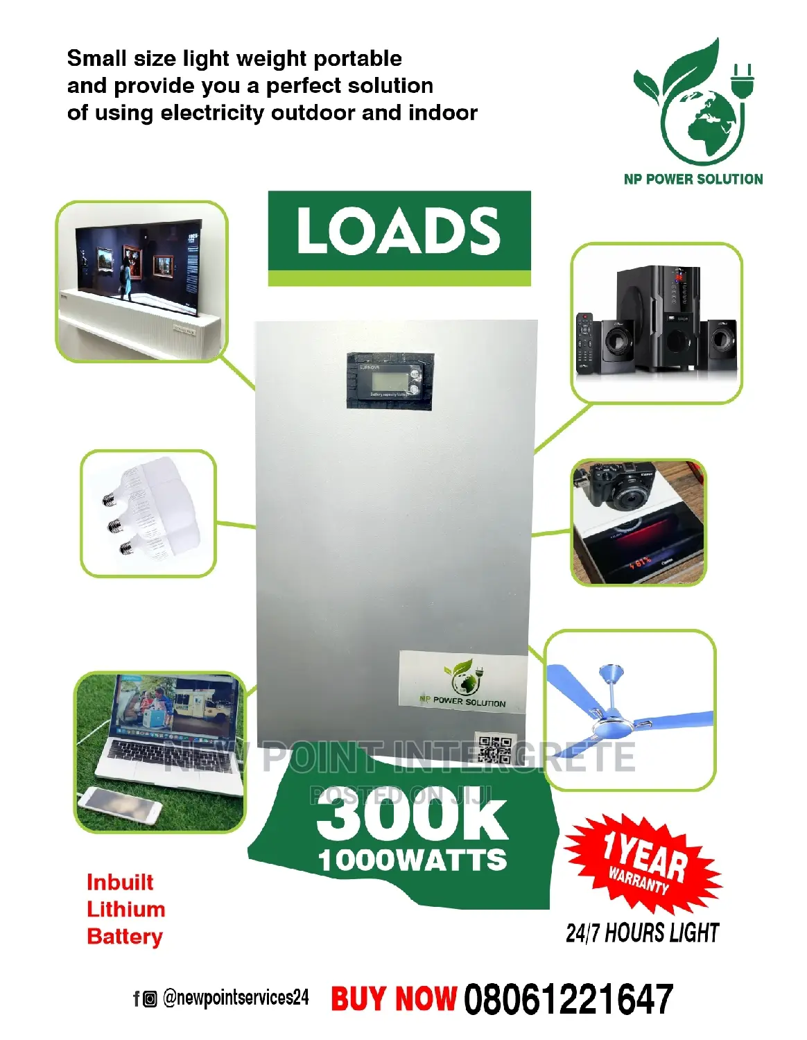 1000watt Solar Generator Original