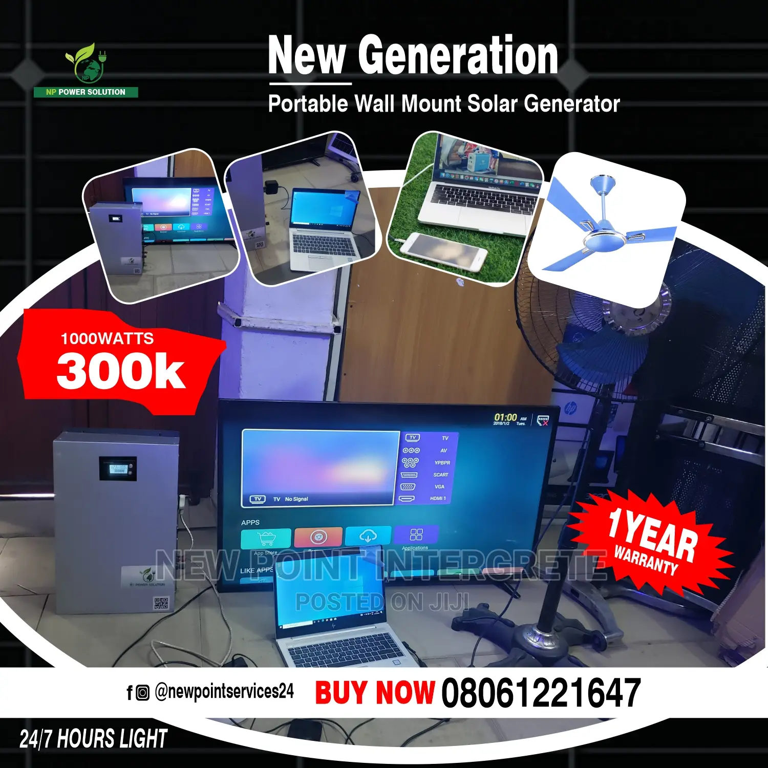 1000watt Solar Generator Original