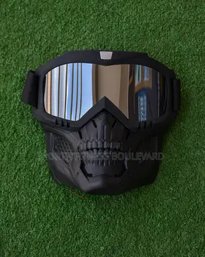 Mask With Googles For Riders