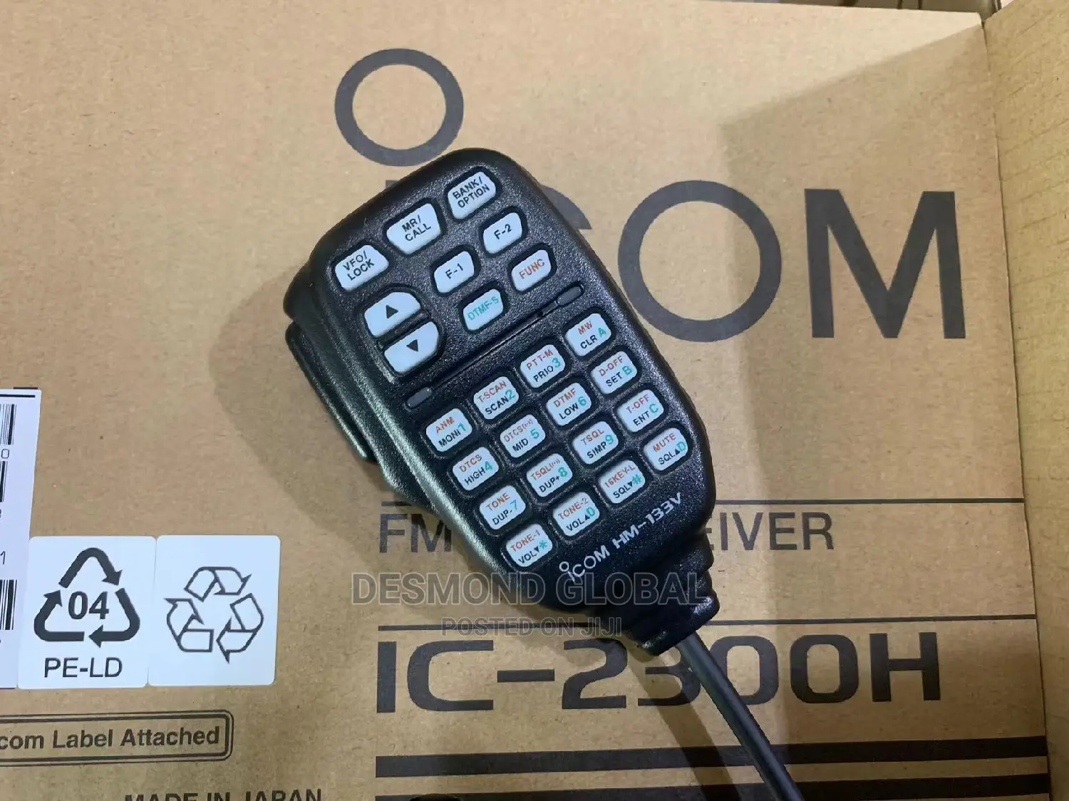 Remote Control Microphone .Hm-133v